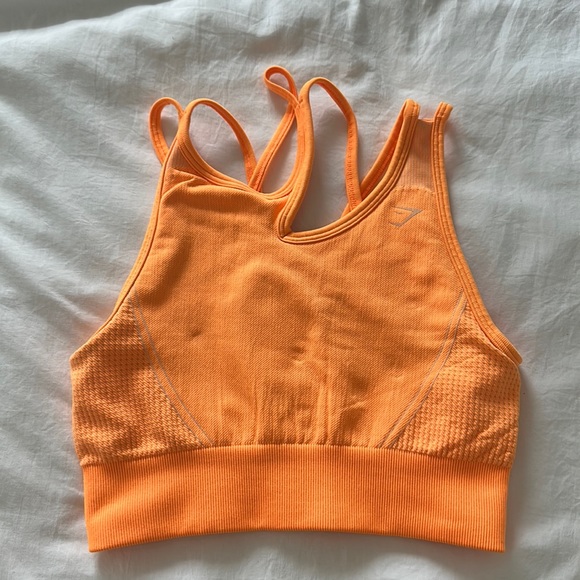 Gymshark Orange Sports Bra - Picture 1 of 4